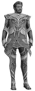 Norgu Primeval armor B&W.jpg