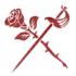 Rose and sword cape emblem.png