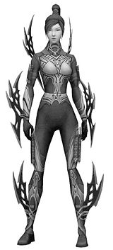 Zenmai Primeval armor B&W.jpg