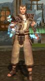 Male Monk Divine Aura